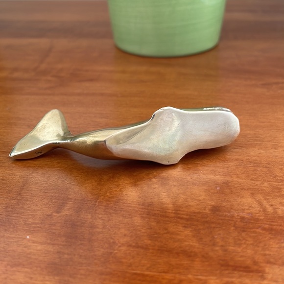 Last call! Rare vintage brass whale paperweight - Picture 3 of 4